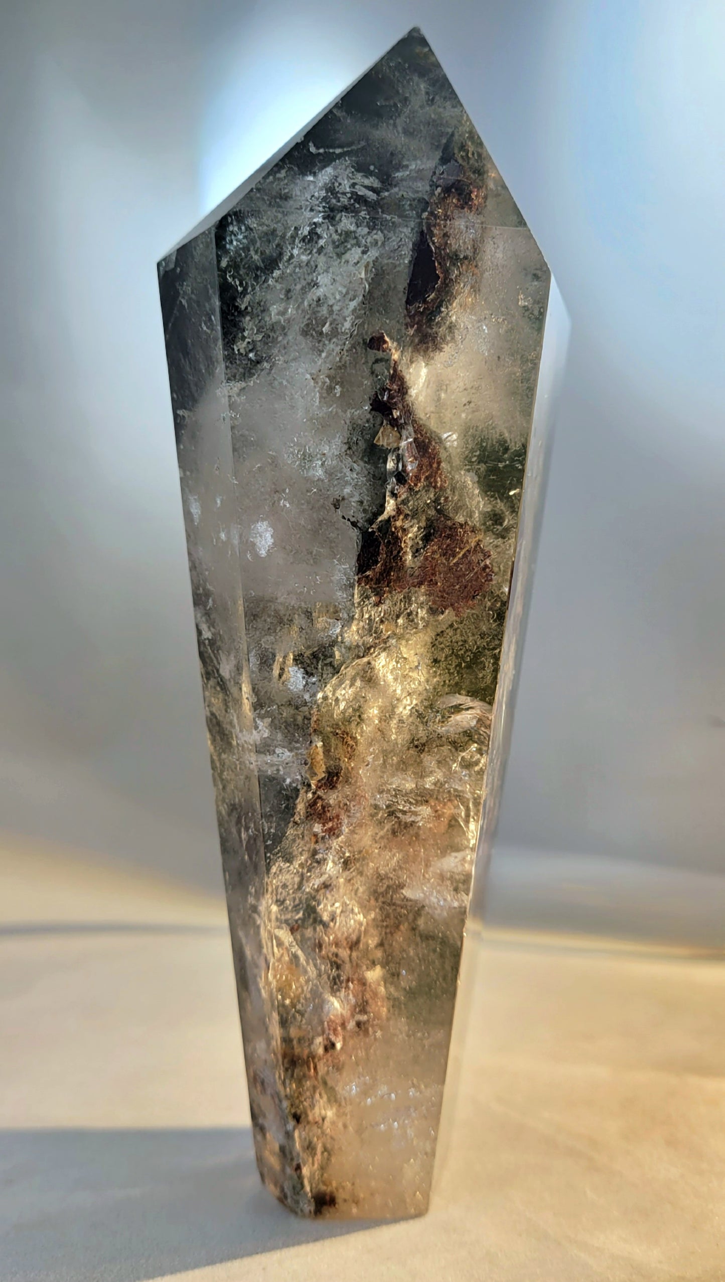 Large Garden Quartz Point