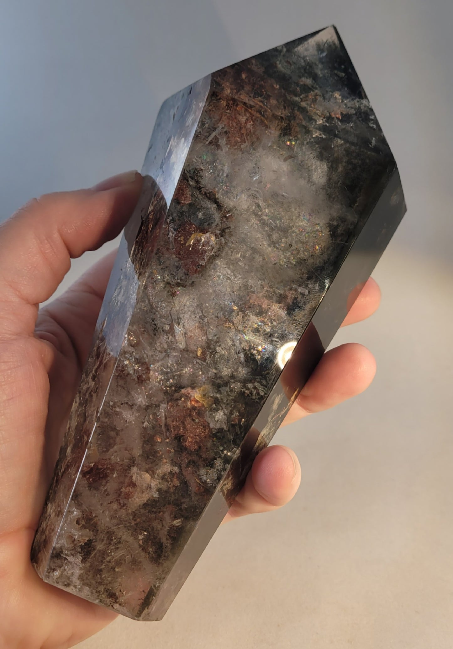 Large Garden Quartz Point