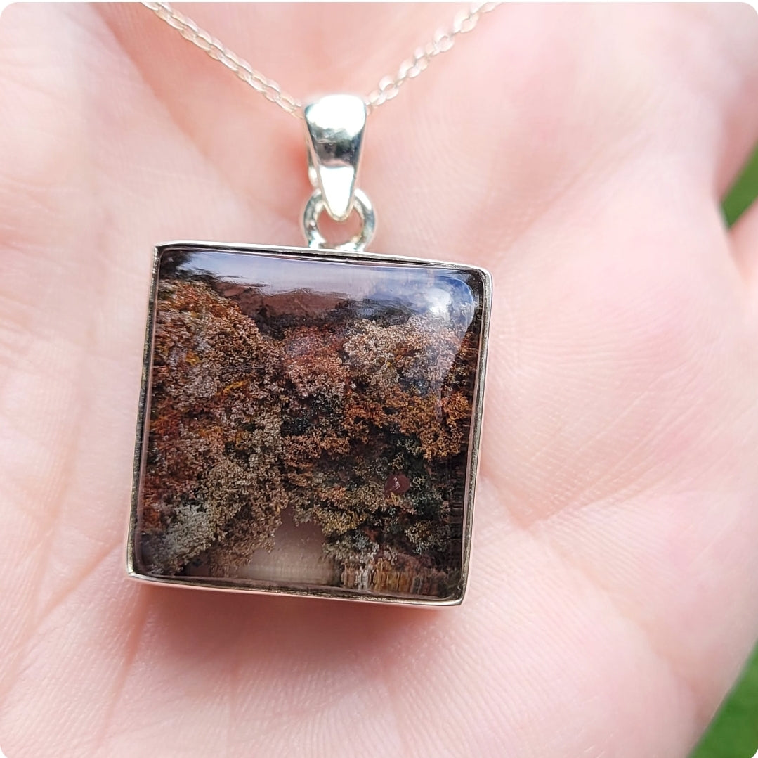 Aquarium Quartz Pendant