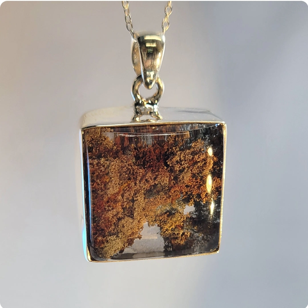 Aquarium Quartz Pendant